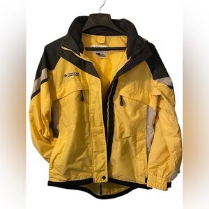 Columbia Yellow and Black Jacket women’s medium